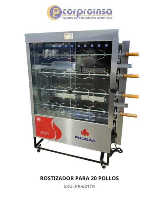 ROSTIZADOR PARA 20 POLLOS