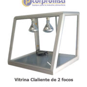 VITRINA CALIENTE DE 2 FOCOS