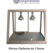 VITRINA CALIENTE DE 2 FOCOS