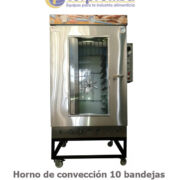 HORNO DE CONVECCIÓN PARA 10 BANDEJAS HCC-10B