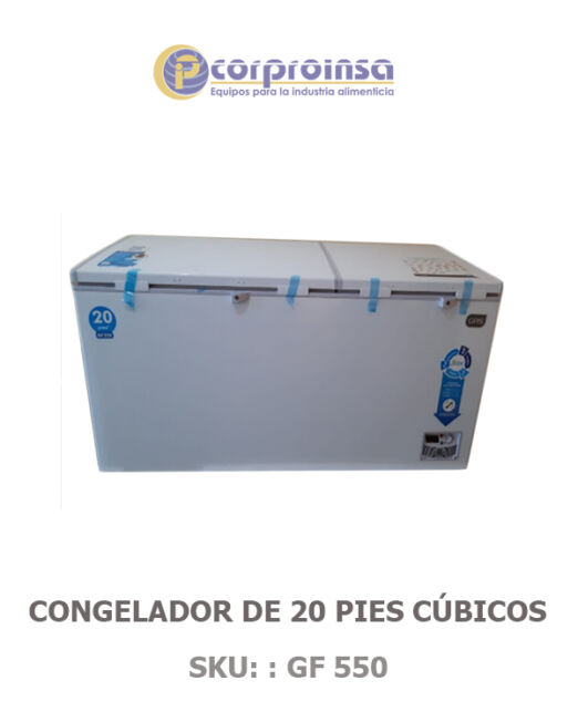 CONGELADOR DE 20 PIES CÚBICOS