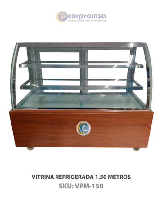 VITRINA REFRIGERADA 1.50 METROS P01