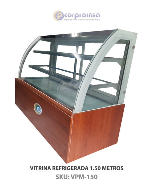 VITRINA REFRIGERADA 1.50 METROS P02