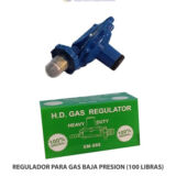 REGULADOR PARA GAS BAJA PRESION (100 LIBRAS)