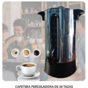 CAFETERA PERCOLADORA DE 30 TAZAS