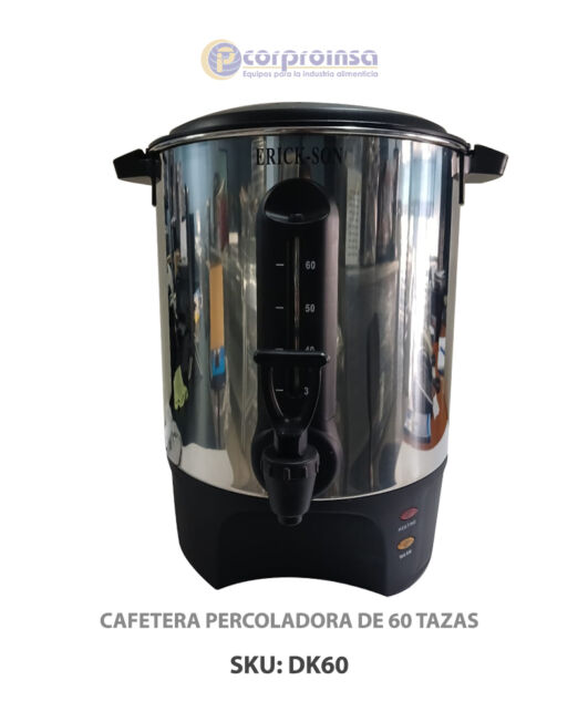 CAFETERA PERCOLADORA DE 60 TAZAS 1.1