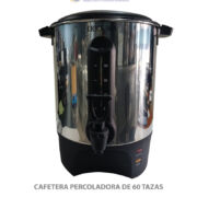 CAFETERA PERCOLADORA DE 60 TAZAS