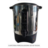 CAFETERA PERCOLADORA DE 60 TAZAS 1.1