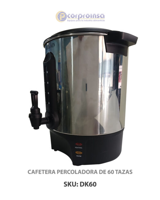 CAFETERA PERCOLADORA DE 60 TAZAS 2