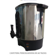 CAFETERA PERCOLADORA DE 60 TAZAS