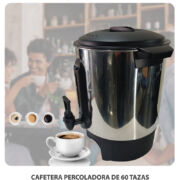 CAFETERA PERCOLADORA DE 60 TAZAS