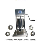 CHURRERA MANUAL DE 3 LITROS = 7 LIBRAS