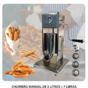 CHURRERA MANUAL DE 3 LITROS = 7 LIBRAS