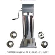 CHURRERA MANUAL DE 7 LITROS = 15 LIBRAS