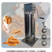 CHURRERA MANUAL DE 7 LITROS = 15 LIBRAS