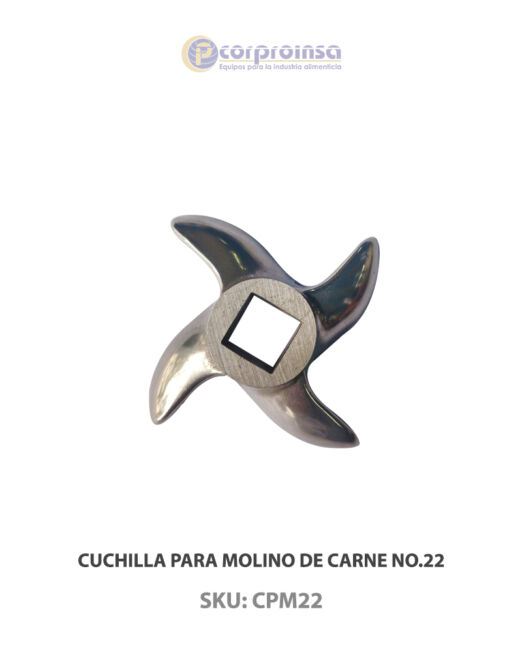 CUCHILLA PARA MOLINO DE CARNE NO.22 PAGINA1