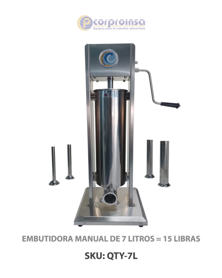 EMBUTIDORA MANUAL 7L - Medibásculas
