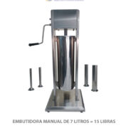 EMBUTIDORA MANUAL DE 7 LITROS = 15 LIBRAS