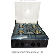 ESTUFA DOMESTICA 4 HORNILLAS