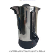 CAFETERA PERCOLADORA DE 30 TAZAS