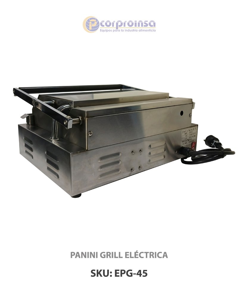 Grill Professionnel Panini Bartscher 2200W - Plaques 340x220 Mm, Thermostat, Minuterie, Inox