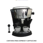 CAFETERA PARA EXPRESO Y CAPPUCCINO