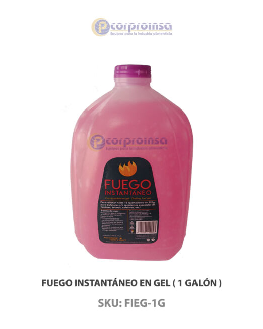 FUEGO INSTANTÁNEO EN GEL ( 1 GALÓN )