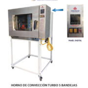 HORNO DE CONVECCIÓN TURBO 5 BANDEJAS (PROGAS)