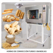 HORNO DE CONVECCIÓN TURBO 5 BANDEJAS (PROGAS)