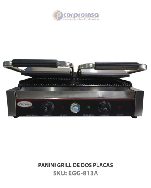 PANINI GRILL DE DOS PLACAS P01