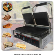 PANINI GRILL DE DOS PLACAS