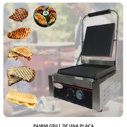 PANINI GRILL DE UNA PLACA