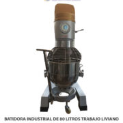 BATIDORA INDUSTRIAL DE 80 LITROS