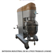 BATIDORA INDUSTRIAL DE 80 LITROS