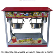 POPOROPERA PARA SOBRE MESA DE 2 OLLAS DE  8 ONZAS