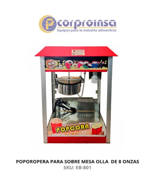 POPOROPERA PARA SOBRE MESA OLLA DE  8 ONZAS