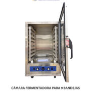 CÁMARA FERMENTADORA PARA 9 BANDEJAS