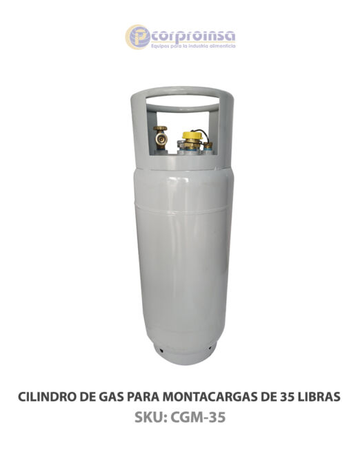 CILINDRO DE GAS PARA MONTACARGAS DE 35 LIBRAS P01