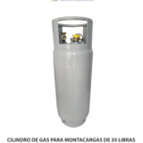 CILINDRO DE GAS PARA MONTACARGAS DE 35 LIBRAS P01