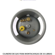 CILINDRO DE GAS PARA MONTACARGAS DE 35 LIBRAS