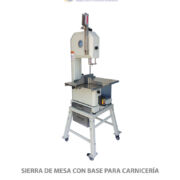 SIERRA DE MESA CON BASE PARA CARNICERÍA