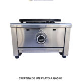 CREPERA DE UN PLATO A GAS P01A