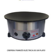 CREPERA FRANCÉS ELÉCTRICA DE UN PLATO