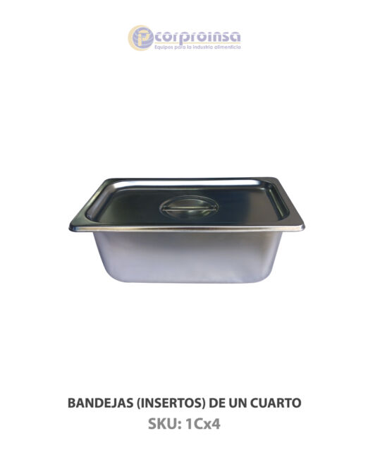 BANDEJAS (INSERTOS) DE UN CUARTO P01