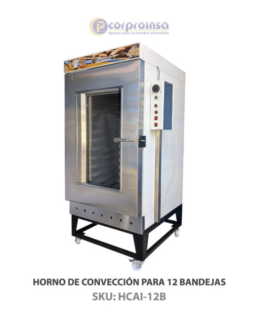 HORNO DE CONVECCIÓN PARA 12 BANDEJAS P02