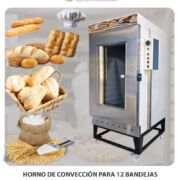 HORNO DE CONVECCIÓN PARA 12 BANDEJAS