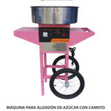 MÁQUINA PARA ALGODÓN DE AZÚCAR CON CARRITO P01