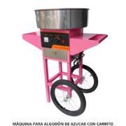 MÁQUINA PARA ALGODÓN DE AZÚCAR CON CARRITO