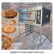 HORNO PARA PIZZA ELÉCTRICO 220 VOLTIOS