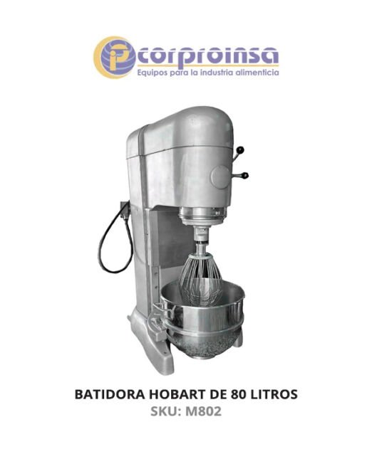 BATIDORA HOBART DE 80 LITROS